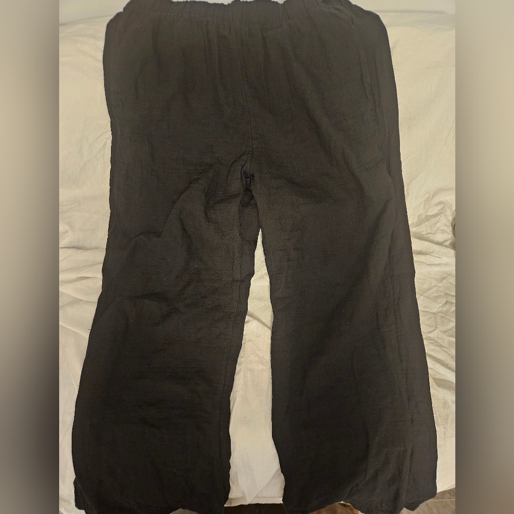 NWOT GAP Black Linen Pants